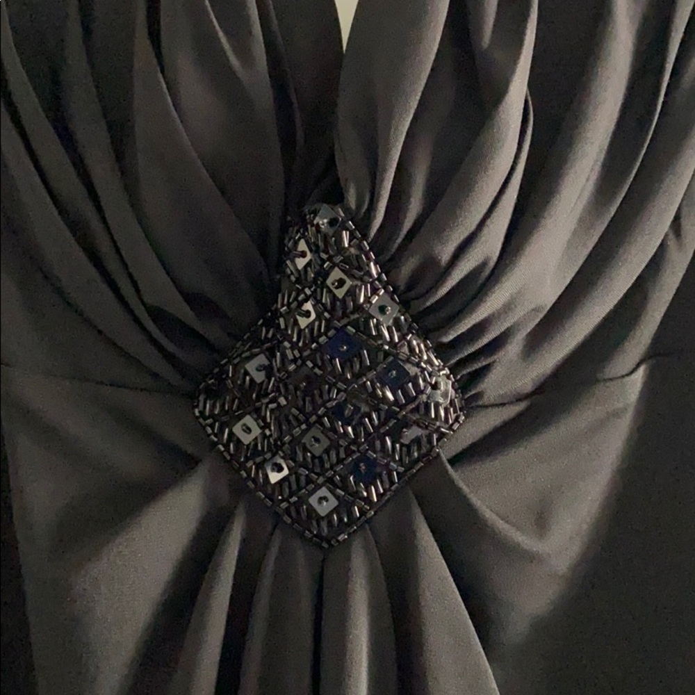White House/Black Market black halter dress